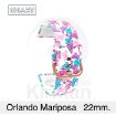Imagen de CORREA Silicona estampada ORLANDO MARIPOSA - 22MM