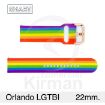 Imagen de CORREA Silicona estampada ORLANDO LGTBI - 22MM