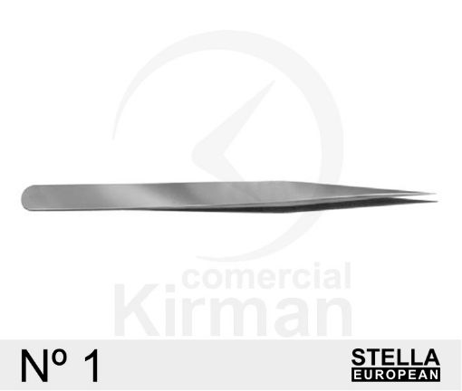 Imagen de Pinza de acero inoxidable Stella European nº 1