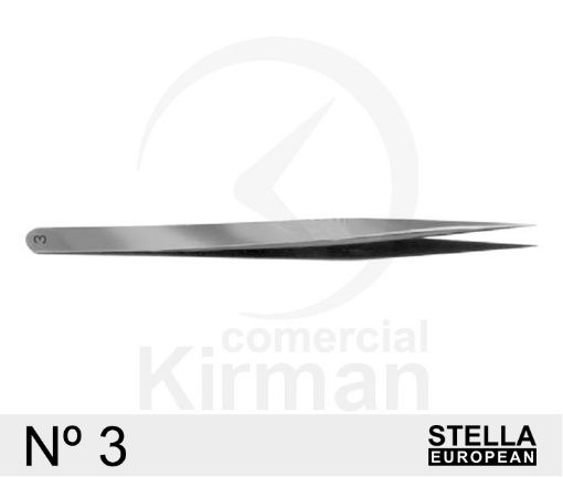 Imagen de Pinza de acero inoxidable Stella European nº 3