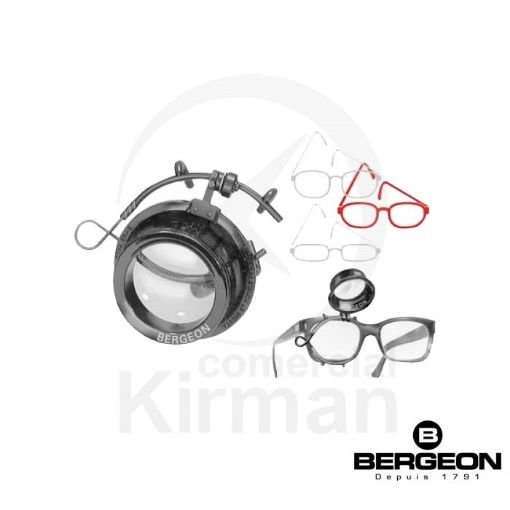Imagen de Lupa Bergeon de plástico con pinza nº 3.5 de 2.8x para derecha - 1492-D3.5
