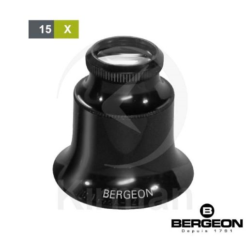 Imagen de Lupa bifocal Bergeon de baquelita de 15x - 1458-A-15