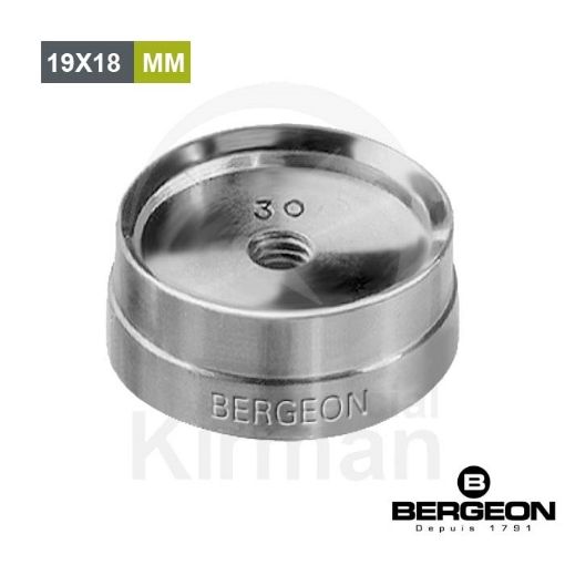 Imagen de Tas reversible Bergeon de duraluminio de 19 x 18 mm - 5500-20