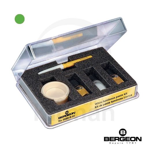 Imagen de Kit Bergeon de pasta luminosa no radioactiva verde - 5680-V-07