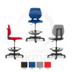 Imagen de SILLA GIRATORIA DE POLIURETANO CON RUEDAS MOD. "STYLE"