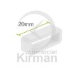 Imagen de Trabillas blancas de PVC - 20 mm.