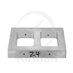 Imagen de Doble marco de aluminio de 24mm de grosor