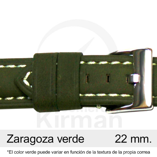 Imagen de Zaragoza de color verde de 22 mm