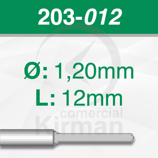 Imagen de Pack 6 brocas de acero (203)  Ø1.2mm y L:12mm