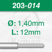 Imagen de Pack 6 brocas de acero (203)  Ø1.4mm y L:12mm