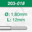 Imagen de Pack 6 brocas de acero (203)  Ø1.8mm y L:12mm