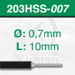 Imagen de Pack 2 Brocas de acero (203HSS) Ø 0.7mm y L1 10 mm