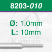 Imagen de Pack 2 Brocas diamantadas (8203)  Ø:1.0 mm y L:10mm