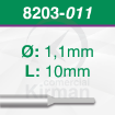 Imagen de Pack 2 Brocas diamantadas (8203)  Ø:1.1 mm y L:10mm