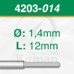 Imagen de Pack 2 Brocas 4 labios Carburo de tungsteno (4203) Ø:1.4mm y L:12mm