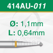 Imagen de PACK 2 FRESAS DOBLE CONO 90º DE CARBURO  (414AU) Ø:1.1mm