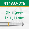 Imagen de PACK 2 FRESAS DOBLE CONO 90º DE CARBURO  (414AU) Ø:1.9mm