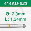 Imagen de PACK 2 FRESAS DOBLE CONO 90º DE CARBURO  (414AU) Ø:2.3mm