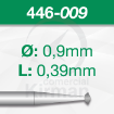Imagen de PACK 6 FRESAS DE DOBLE CONO DE 70º DE ACERO (446) Ø:0.9mm