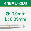 Imagen de PACK 2 FRESAS DOBLES CONO 70º DE CARBURO (446AU) Ø:0.9mm