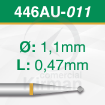 Imagen de PACK 2 FRESAS DOBLES CONO 70º DE CARBURO (446AU) Ø:1.1mm