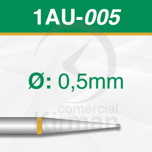 Imagen de PACK 6 FRESAS REDONDAS DE CARBURO (1AU) Ø:0.5mm