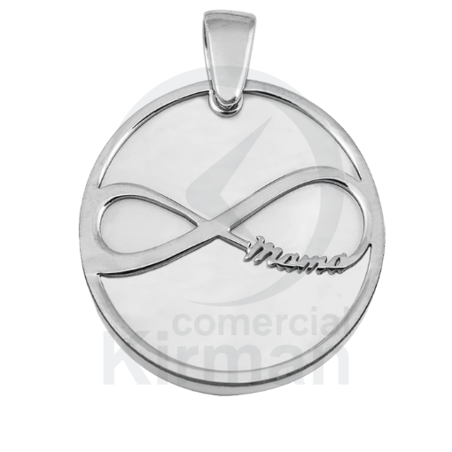 Imagen de COLGANTE INFINITO "MAMÁ" EN PLATA DE LEY DE 925