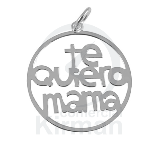 Imagen de COLGANTE "TE QUIERO MAMÁ" EN PLATA  DE LEY DE 925