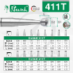 Imagen de Fresas huecas TwinCut acero Busch - 411T