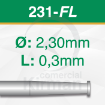 Imagen de PACK 2 SIERRAS CIRCULARES DE CARBURO DE TUNGSTENO (231F) Ø 2.3mm Y GROSOR 0.3mm