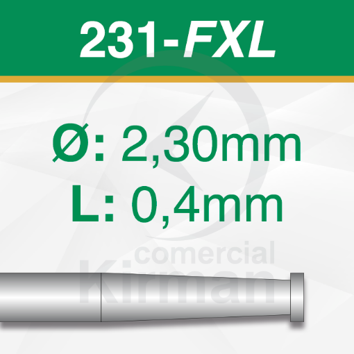 Imagen de PACK 2 SIERRAS CIRCULARES DE CARBURO DE TUNGSTENO (231F) Ø 2.3mm Y GROSOR 0.4mm