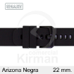 Imagen de CORREA SMART SILICONA NEGRA ARIZONA 22MM