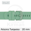 Imagen de CORREA SMART SILICONA TURQUESA ARIZONA 20MM