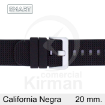 Imagen de CORREA SMART SILICONA NEGRA CALIFORNIA 20 MM