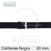 Imagen de CORREA SMART SILICONA NEGRA CALIFORNIA 20 MM