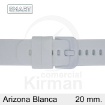 Imagen de CORREA SMART SILICONA BLANCA ARIZONA 20MM