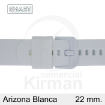 Imagen de CORREA SMART SILICONA BLANCA ARIZONA 22MM