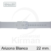 Imagen de CORREA SMART SILICONA BLANCA ARIZONA 22MM