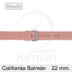 Imagen de CORREA SMART SILICONA SALMÓN CALIFORNIA 22 MM