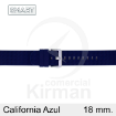 Imagen de CORREA SMART SILICONA AZUL CALIFORNIA 18 MM