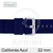 Imagen de CORREA SMART SILICONA AZUL CALIFORNIA 22 MM