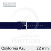 Imagen de CORREA SMART SILICONA AZUL CALIFORNIA 22 MM