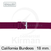 Imagen de CORREA SMART SILICONA BURDEOS CALIFORNIA 18 MM
