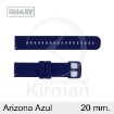 Imagen de CORREA SMART SILICONA AZUL ARIZONA 20MM