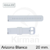 Imagen de CORREA SMART SILICONA BLANCA ARIZONA 20MM