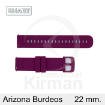 Imagen de CORREA SMART SILICONA BURDEOS ARIZONA 22MM
