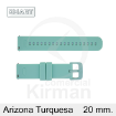 Imagen de CORREA SMART SILICONA TURQUESA ARIZONA 20MM