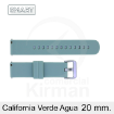 Imagen de CORREA SMART SILICONA VERDE AGUA CALIFORNIA 20 MM