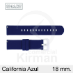 Imagen de CORREA SMART SILICONA AZUL CALIFORNIA 18 MM