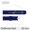 Imagen de CORREA SMART SILICONA AZUL CALIFORNIA 22 MM